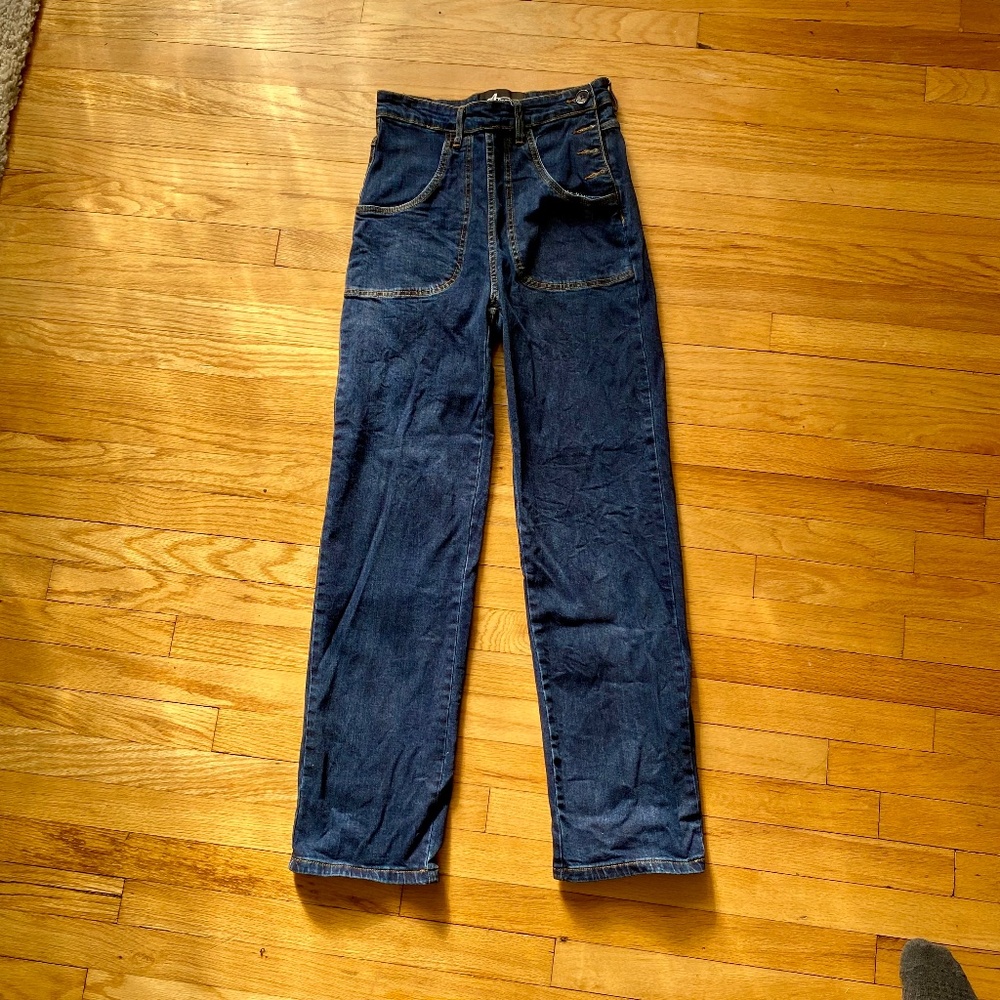 Astro Bettie Midge Button Rockabilly Jeans - Size 26